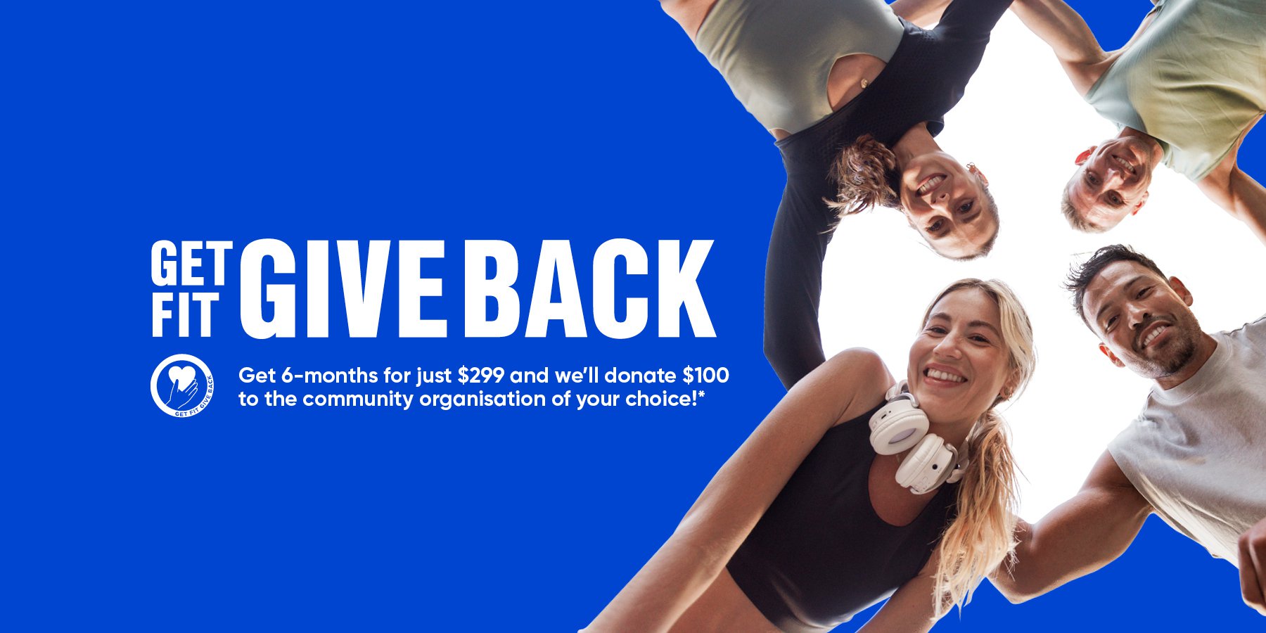 GET FIT GIVE BACK - COMMUNITY PARTNER REGISTRATIONS NOW OPEN! cover