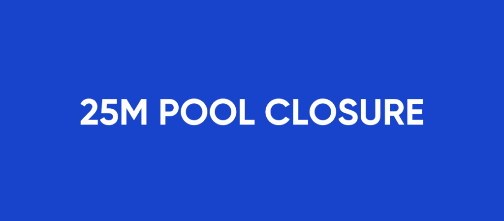 25M POOL CLOSURE cover